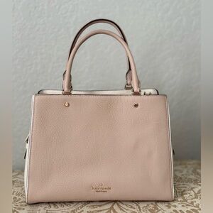 Kate Spade Brown & Cream Satchel Bag